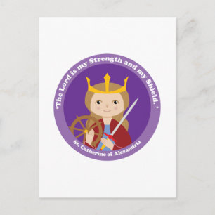 Carte Postale Sainte-Catherine d'Alexandrie