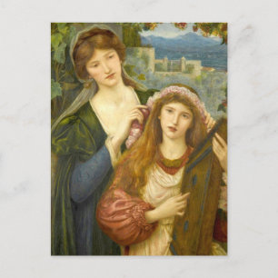 Carte Postale Sainte Cécile de l'enfance, Maria Spartali Stillma