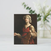 Carte Postale Sainte Cécile par Guido Reni (Debout devant)