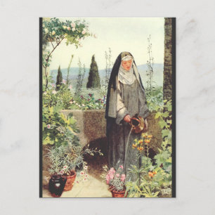 Carte Postale Sainte Claire d'Assise : Patronne de la télévision