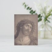Carte Postale Sainte Face de Jésus Christ (Debout devant)