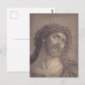 Carte Postale Sainte Face de Jésus Christ (Devant / Derrière)