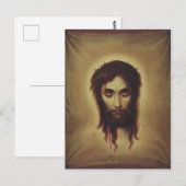 Carte Postale Sainte Face de Jésus Christ (Devant / Derrière)