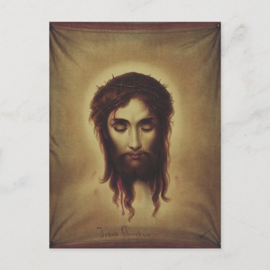 Carte Postale Sainte Face de Jésus Christ (Devant)