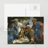 Carte Postale Sainte Famille avec Jean Baptiste (Devant / Derrière)