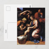 Carte Postale Sainte Famille de Raphaël (Devant / Derrière)