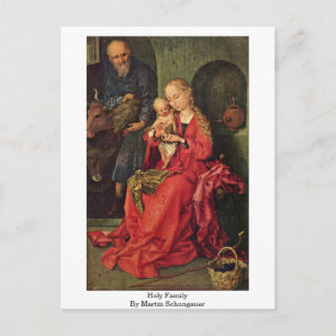 Carte Postale Sainte Famille Par Martin Schongauer