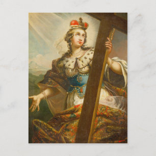 Carte Postale Sainte-Hélène de Constantinople avec croix