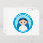 Carte Postale Sainte Jacinthe Marto (Devant / Derrière)