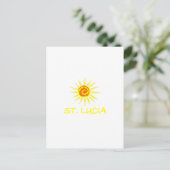 Carte Postale Sainte-Lucie (Debout devant)