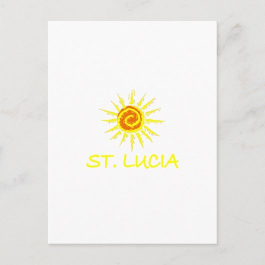 Carte Postale Sainte-Lucie (Devant)