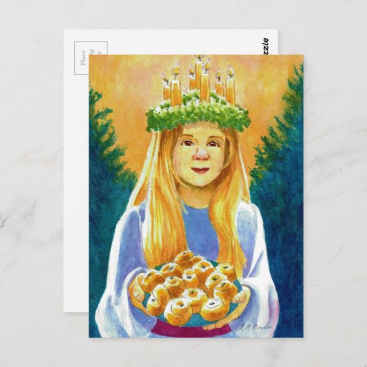 Carte Postale Sainte-Lucie (Devant / Derrière)