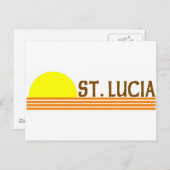 Carte Postale Sainte-Lucie (Devant / Derrière)