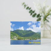 Carte Postale Sainte-Lucie (Debout devant)