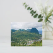Carte Postale Sainte-Lucie, pitons de Soufrière (Debout devant)