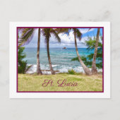 Carte Postale Sainte-Lucie sublime (Devant)