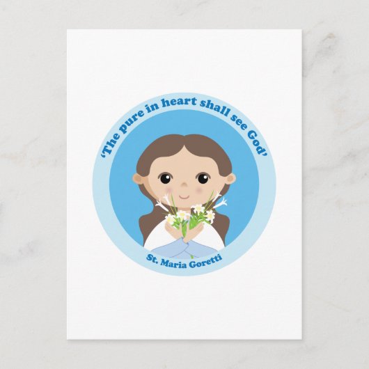 Carte Postale Sainte-Maria Goretti (Devant)
