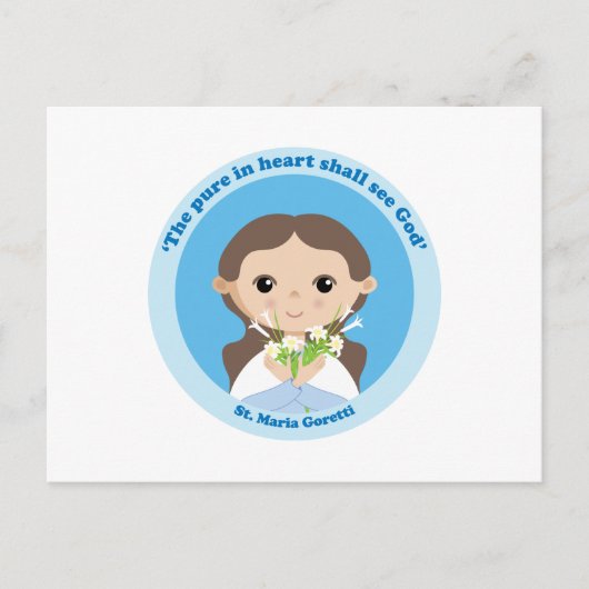 Carte Postale Sainte-Maria Goretti (Devant)