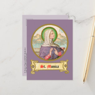 Carte Postale Sainte Monique de Tagaste (SAU 047; détail)