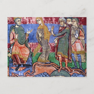 Carte Postale Sainte Radegonde conduite devant Clotaire I