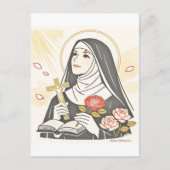 Carte Postale Sainte Rita de Cascia (Devant)