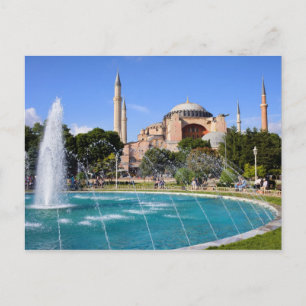 Carte Postale Sainte-Sophie à Istanbul
