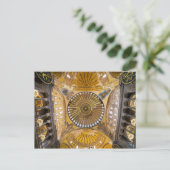 Carte Postale Sainte-Sophie Intérieur à Istanbul (Debout devant)