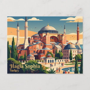 Carte Postale Sainte-Sophie, Istanbul, Marmara Turquie
