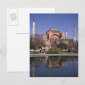 Carte Postale Sainte-Sophie, Istanbul, Turquie (Devant / Derrière)