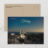 Carte Postale Sainte-Sophie Istanbul Turquie (Devant / Derrière)