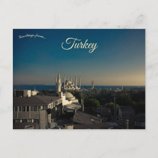 Carte Postale Sainte-Sophie Istanbul Turquie
