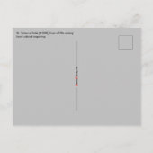 Carte Postale Sainte-Thérèse d'Avila (M 008) (Dos)