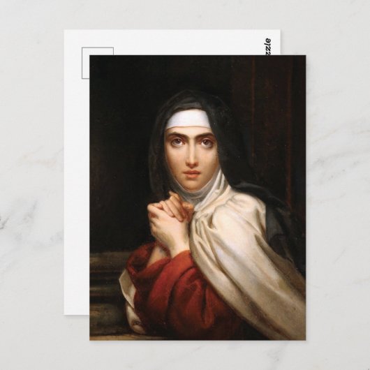 Carte Postale Sainte Thérèse de Jésus (Devant / Derrière)