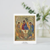 Carte Postale Sainte Trinité Par Andrei Rublev (Debout devant)