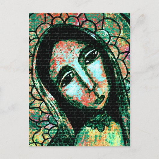 Carte Postale Sainte Vierge (Devant)