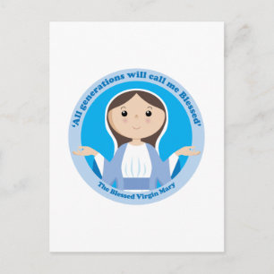 Carte Postale Sainte Vierge Marie