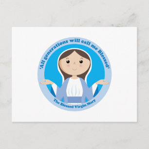 Carte Postale Sainte Vierge Marie