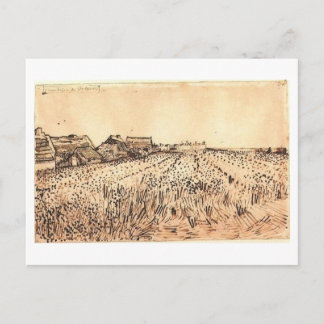 Carte Postale Saintes-Maries avec Cimetière, Van Gogh Art