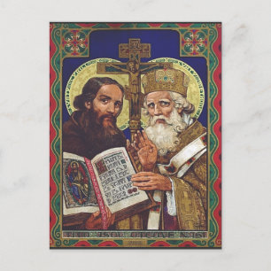 Carte Postale Saints Cyrille et Méthode Apôtres des Slaves