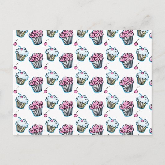 Carte Postale Saisir Le Cupcake (Devant)