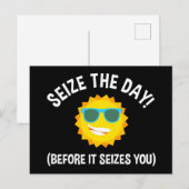 Carte Postale Saisis Le Jour ! (Avant De Vous Saisir) (Devant / Derrière)