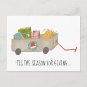 Carte Postale Saison de don de panier (Devant)