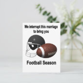 Carte Postale Saison de football (Debout devant)