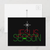 Carte Postale Saison de Jésus (Devant / Derrière)