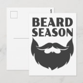 Carte Postale Saison de la barbe (Devant / Derrière)
