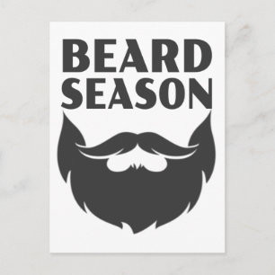 Carte Postale Saison de la barbe