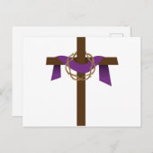 Carte Postale Saison De La Croix Du Carême (Devant / Derrière)