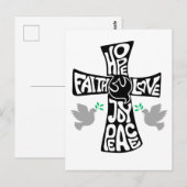 Carte Postale Saison de Pâques espoir (Devant / Derrière)