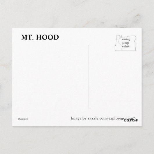 Carte Postale Saison de ski (Dos)