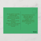 Carte Postale Saison de vacances Photo (Dos)